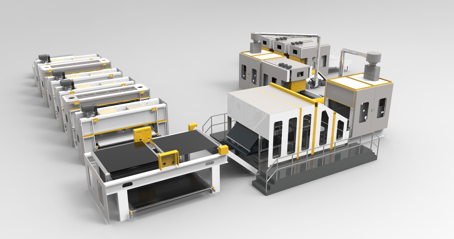 AL-- Macchina per la produzione di tessuti non tessuti per perforazione ad ago da 8800 mm per geotessile/tappeti 